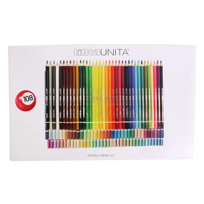 Pastelli Tinta Unita 4.0 Mina 4 mm in Magnetic Box da 108...