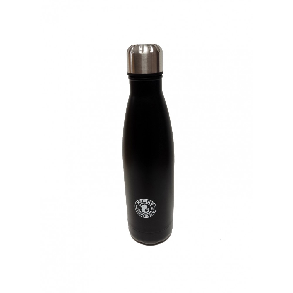 Borraccia Bottiglia Termica in Acciaio 500 ml MyPiky High Quality Water  Bottle - Nero