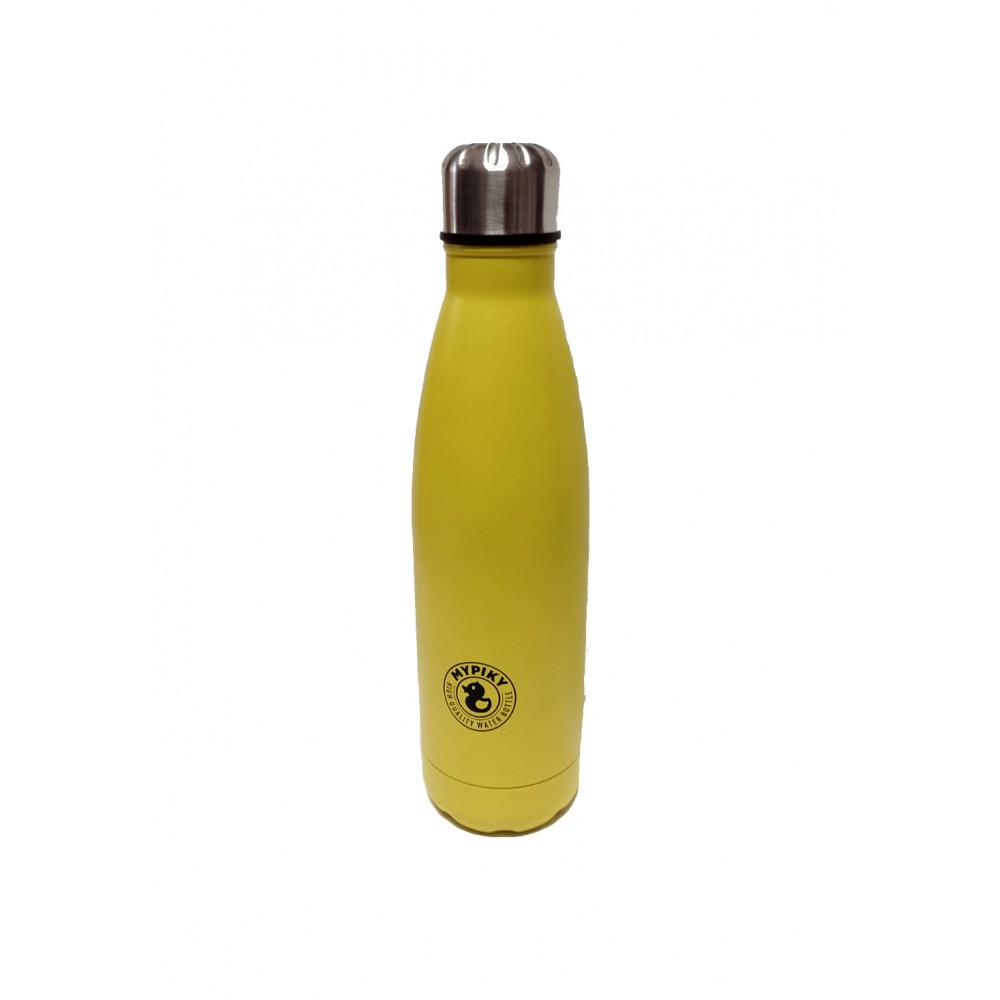 Borraccia Bottiglia Termica in Acciaio 500 ml MyPiky High Quality Water  Bottle - Giallo