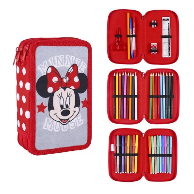 Astuccio Scuola Attrezzato 3 Zip con Pennarelli Giotto di...