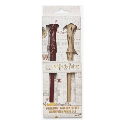 Set Penna e Matita Wand Pen & Pensil Harry Potter e...
