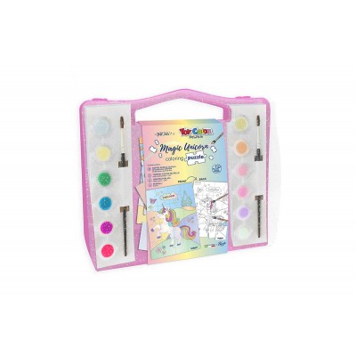 copy of Valigetta Set Puzzle da Colorare Dino's Coloring...