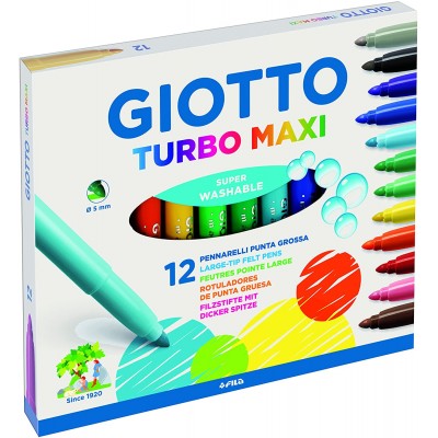 Pennarelli Giotto Turbo Maxi da 12 pz