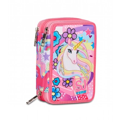 Astuccio Scuola Attrezzato 3 Zip Sj Gang Seven® - Unibraid