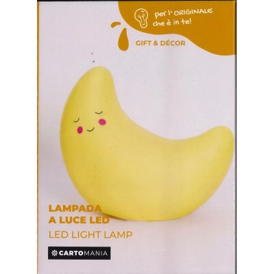 Lampada Led Ricaricabile Cartomania Gift & Decor Seven® -...