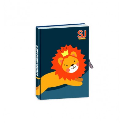 Mini Diario Segreto con Lucchetto SJ Gang Seven® - Leone
