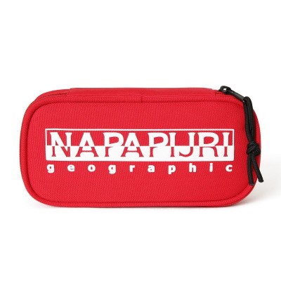 Astuccio Ovale Happy Pencil Case Napapijri® - Red Tango