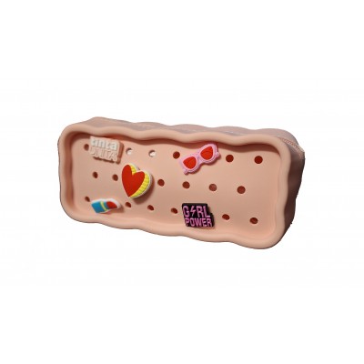 copy of Bustina Piatta in Silicone con 5 Pins Tinta Unita...