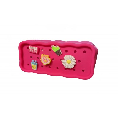 copy of Bustina Piatta in Silicone con 5 Pins Tinta Unita...