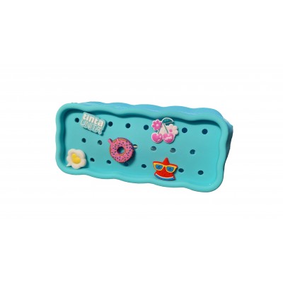 copy of Bustina Piatta in Silicone con 5 Pins Tinta Unita...