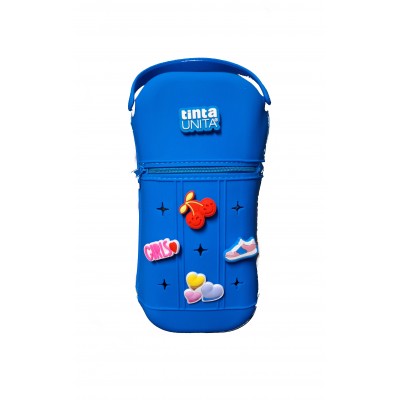 Astuccio Verticale in Silicone con 5 Pins Tinta Unita...