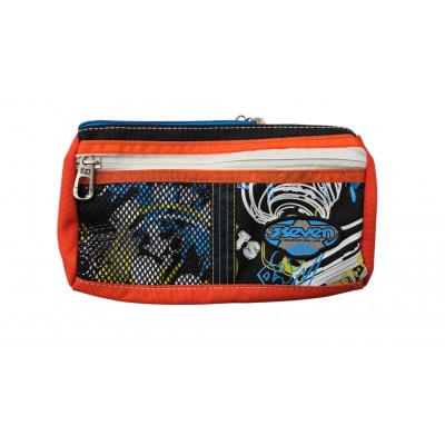 Astuccio Bustina 2 Zip Beat Arancione Seven