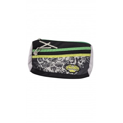 Astuccio Bustina 2 Cerniere Remix Boy Grigio/Verde SEVEN