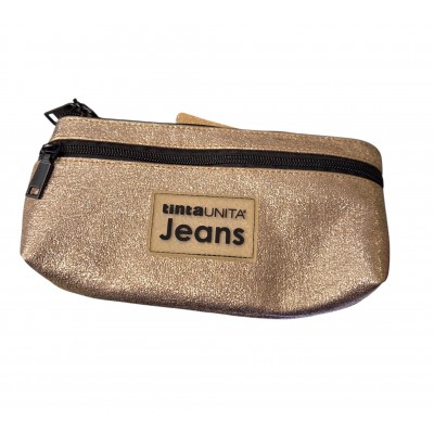 Astuccio Bustina Piatta Twins 2 Cerniere Lurex Champagne...