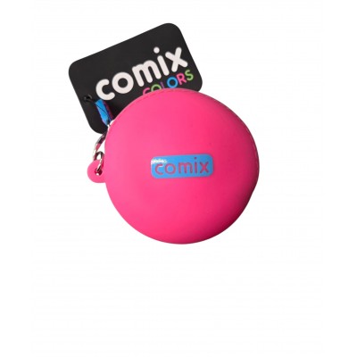 Portamonete a Portachiave Rosa Fluo COMIX
