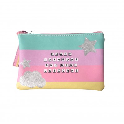 Astuccio Bustina Piatta 1 Cerniera Rainbow TRI-COSTAL