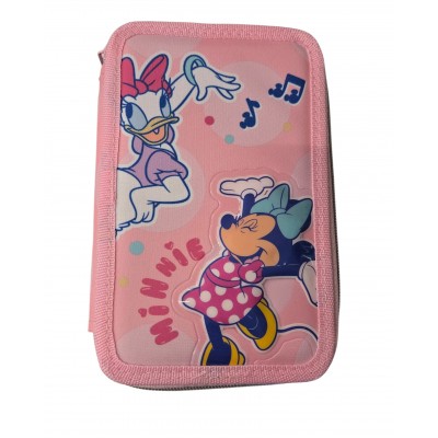 Astuccio 3 Cerniere Attrezzato Minnie Note Musicali CERDA'