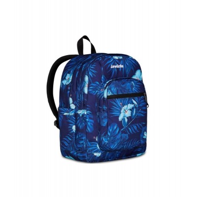 Zaino Doppio Scomparto Jelek Fantasy Invicta® - Blu/Fiori