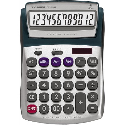Calcolatrice da Tavolo OS 130/12 Metal By Osama