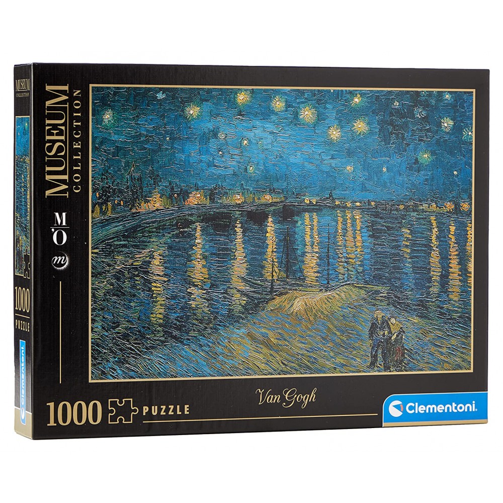 Puzzle 1000 Pezzi - Van Gogh Starry Night on the Rhone - Museum Collection  Clementoni